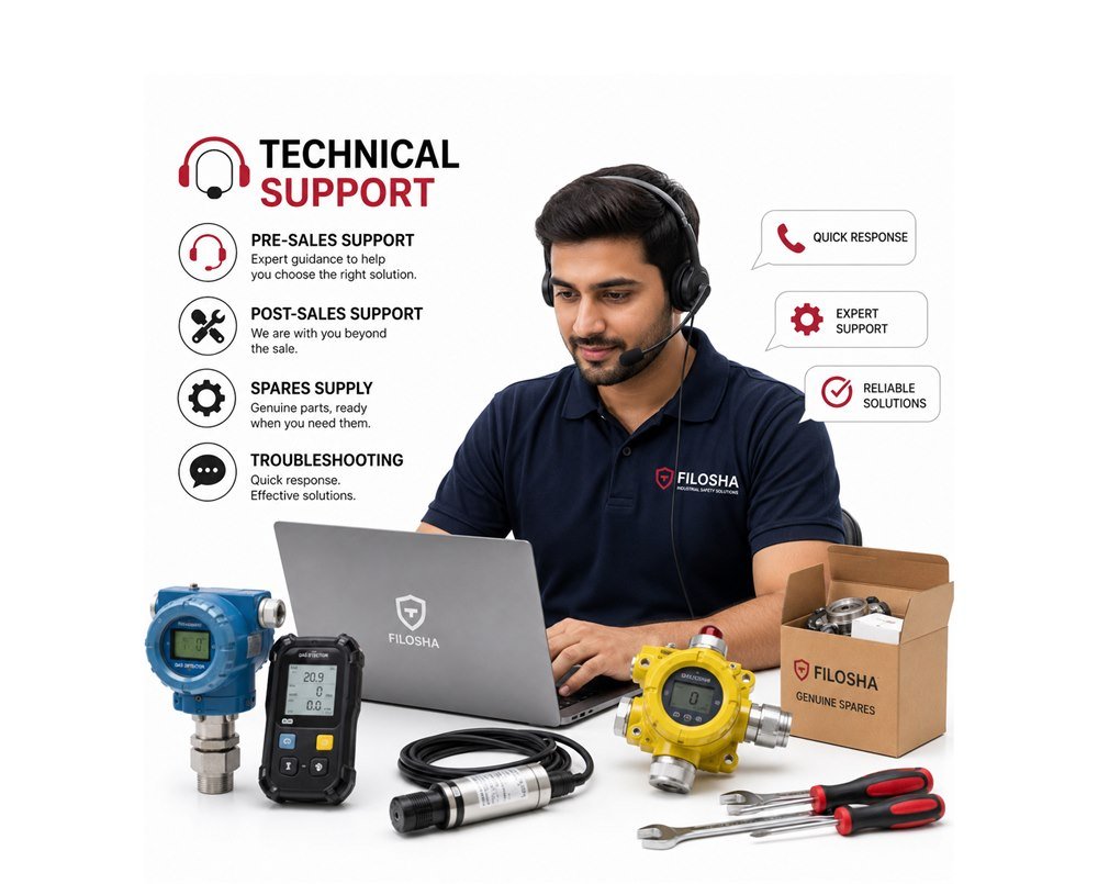 Technical support and genuine spares supply