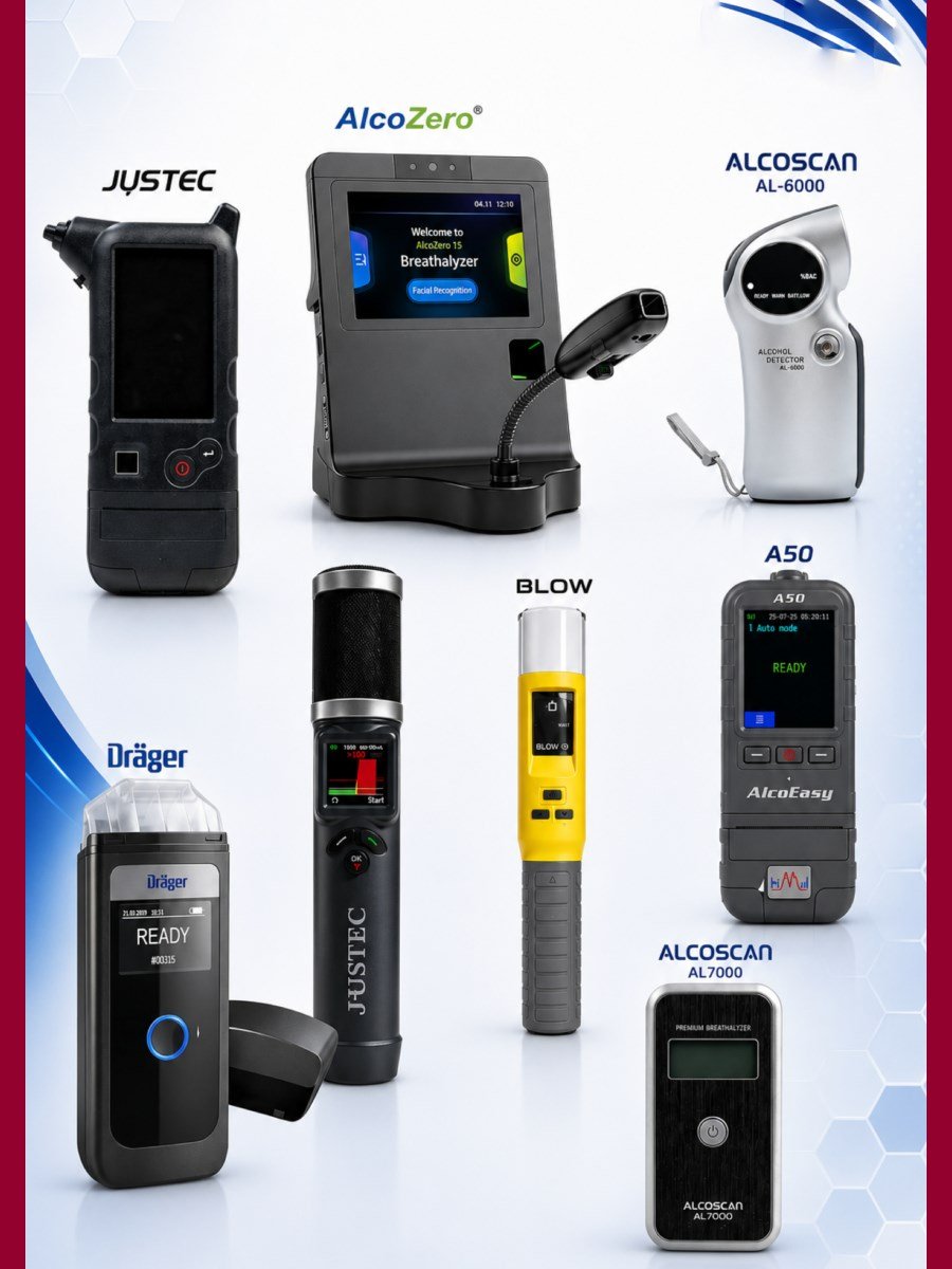 Breath analyzers and alcohol testers